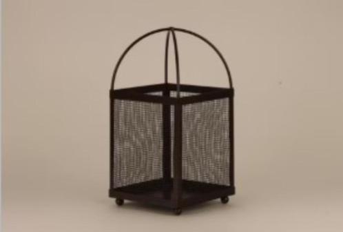 Windlicht, metaal, Huis en Inrichting, Woonaccessoires | Kandelaars en Kaarsen, Zo goed als nieuw, Kandelaar, 25 tot 50 cm, Metaal
