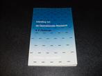 Huisman, Ir. F.	Inleiding tot de operationele research, Ophalen of Verzenden, Beta, Gelezen, WO