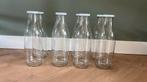 8 Melkflessen, Huis en Inrichting, Ophalen, Overige typen, Nieuw, Glas