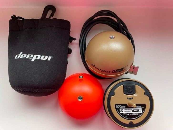 Deeper Chirp+ 2 Fishfinder - Zo Goed Als Nieuw, Watersport en Boten, Hengelsport | Karpervissen, Zo goed als nieuw, Ophalen of Verzenden