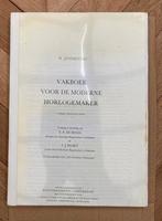 Boek voor de moderne horlogemaker, Boeken, Ophalen of Verzenden, Zo goed als nieuw, Overige onderwerpen, Diverse auteurs