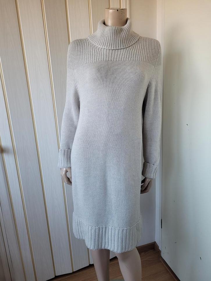 Marc Cain jurk 100% virgin wol maat N5 40/42, Kleding | Dames, Jurken, Zo goed als nieuw, Maat 42/44 (L), Wit, Boven de knie, Ophalen of Verzenden