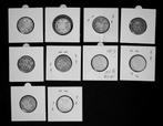 serie halve guldens  Koning Willem de  Derde, ½ gulden, Koning Willem III, Zilver, Ophalen of Verzenden