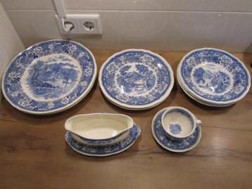 Burgenland blauw Villeroy en Boch serviesdelen beschikbaar voor biedingen