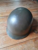 Stalen legerhelm met stempels, Ophalen of Verzenden, Landmacht, Duitsland