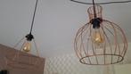 Hanglamp/plafondlamp rood-koper, Huis en Inrichting, Lampen | Kroonluchters, Ophalen of Verzenden, Zo goed als nieuw, Metaal