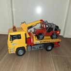 Bruder takelwagen met jeep, Kinderen en Baby's, Speelgoed | Speelgoedvoertuigen, Ophalen, Zo goed als nieuw