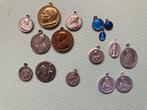 Religieuze munten / penningen (Paus, Maria, zilver), Postzegels en Munten, Penningen en Medailles, Ophalen of Verzenden, Zilver