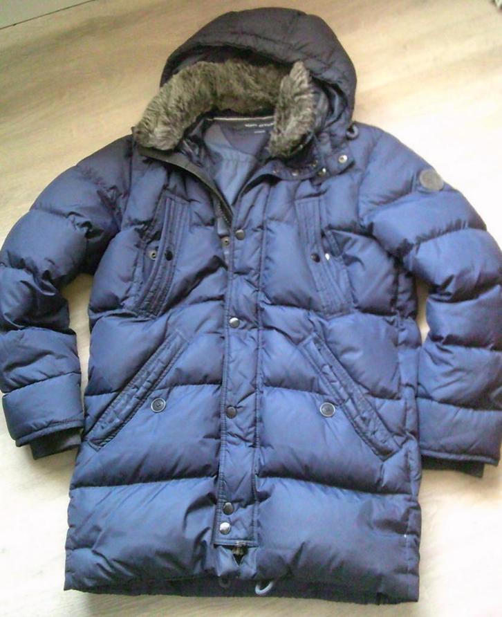 MARC O’POLO blauwe parka maat M, Kleding | Dames, Jassen | Winter, Gedragen, Maat 38/40 (M), Blauw, Verzenden