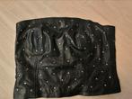 Leren top Ibana, Kleding | Dames, Blouses en Tunieken, Ophalen of Verzenden, Zo goed als nieuw, Maat 38/40 (M), Zwart
