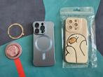 Iphone 15 pro cases and pop socket, Ophalen of Verzenden, Zo goed als nieuw