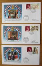 FDC's Koninklijk bezoek Oranjes aan Spanje, 1985, Verzenden, Gestempeld, Koningshuis