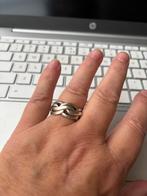 Zilveren buddha to buddha ring, Sieraden, Tassen en Uiterlijk, Ringen, Ophalen of Verzenden, Zo goed als nieuw, 17 tot 18, Dame of Heer