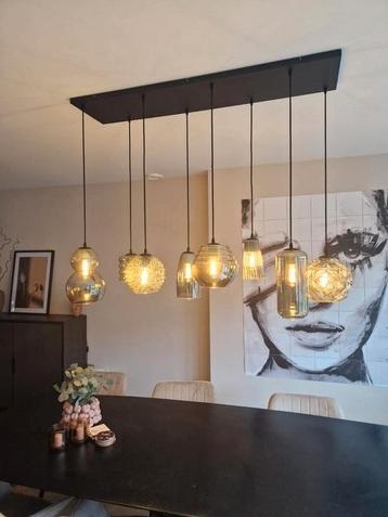  quinto smoke hanglamp (8x glazen behuizing) beschikbaar voor biedingen