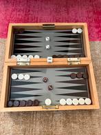 Backgammon & Schaakspel - Houten Reisspel, Hobby en Vrije tijd, Gezelschapsspellen | Bordspellen, Een of twee spelers, Ophalen of Verzenden