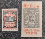 2 exlibris van W.O.J. Nieuwenkamp, Verzenden