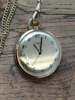 Zakhorloge goud double lincoln zakhorloge ketting, Sieraden, Tassen en Uiterlijk, Ophalen, Goud, Overige merken, Verguld