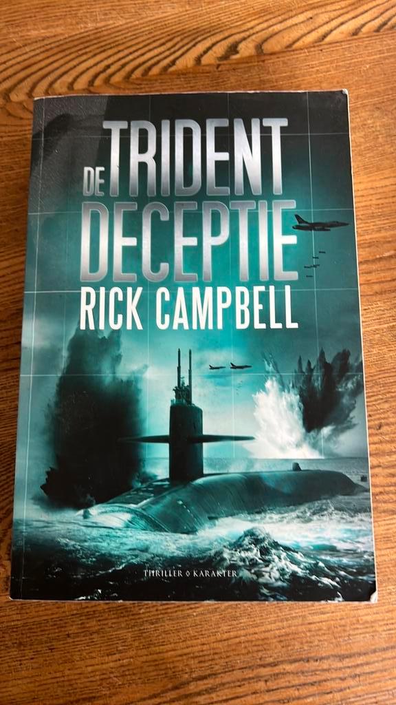 Rick Campbell - De Trident Deceptie, Boeken, Thrillers, Zo goed als nieuw, Ophalen of Verzenden