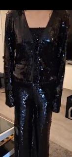 Nieuwe glitters zwarte pak maat M, Kleding | Dames, Maat 38/40 (M), Kostuum of Pak, Zwart, Nieuw