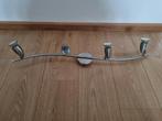 Stalen Boog Plafondlamp met 4 Spots, Ophalen of Verzenden, Zo goed als nieuw, Metaal, Modern