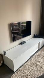 Karat tv meubel wit, 150 tot 200 cm, Ophalen of Verzenden, Zo goed als nieuw, 25 tot 50 cm