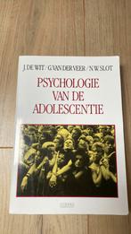 N.W. Slot - Psychologie van de adolescentie, Boeken, Gelezen, Ophalen of Verzenden, N.W. Slot; G. van der Veer; Juliette de Wit