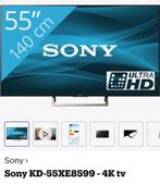 SONY TV 55 inch 4K UHD LED televisie - 100 Hz, Ophalen of Verzenden, 100 Hz, 4k (UHD), Smart TV