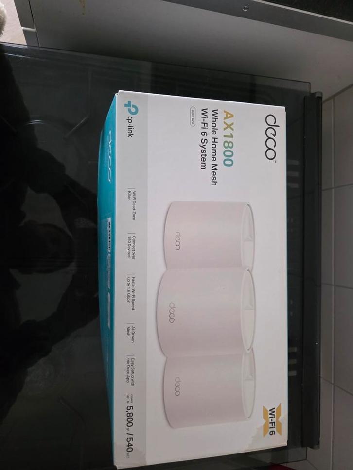 TP-Link Deco AX1800 Wifi Versterkers Nieuw!, Computers en Software, Accesspoints, Zo goed als nieuw, Ophalen of Verzenden