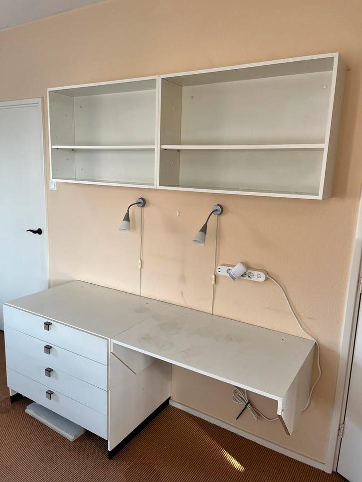 Vintage Pastoe Bureau - 180x60x70 cm, Huis en Inrichting, Bureaus, Gebruikt, Ophalen