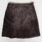 Suede Bien Blue Rok (L) € 30,-, Bruin, Bien Blue, Maat 42/44 (L), Ophalen of Verzenden