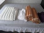 Ikea Skorva bed  140 X 200, Huis en Inrichting, Slaapkamer | Bedden, Ophalen, Gebruikt, Wit, Ikea Skorva