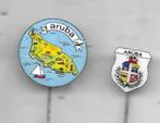ARUBA 2 VERSCHILLENDE SPELDEN, Verzenden, Gebruikt, Stad of Land, Speldje of Pin