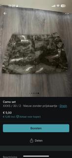Camo Setje - Rok en Jasje - Maat XXXS, Ophalen, Nieuw, Maat 34 (XS) of kleiner, Boven de knie