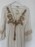 Nieuw Wit met goud ibiza maxi-kleed kaartje aan Onesize, Maat 38/40 (M), Wit, Nieuw, Ophalen of Verzenden
