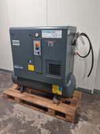 Atlas Copco 7.5 kw schroefcompressor op tank met droger, 100 liter of meer, Ophalen, Zo goed als nieuw, 6 tot 10 bar