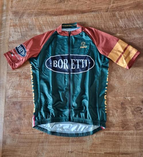 Wielershirt • Boretti • Maat L • Mannen, Sport en Fitness, Wielrennen, Nieuw, Helm, Ophalen of Verzenden