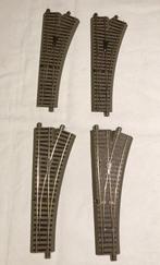 Roco 4 rechtse wissels 22,5 graden Geoline, Hobby en Vrije tijd, Gelijkstroom, Rails, Ophalen of Verzenden, Zo goed als nieuw