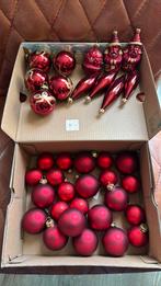 Kerstballen rood oud 35 stuks, Ophalen