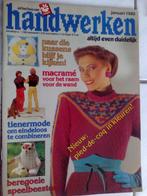 9 x Handwerken van margriet nr. 1-2-3-5-6-7-8-9-10 / 1980, Hobby en Vrije tijd, Breien en Haken, Verzenden, Gebruikt, Breien of Haken