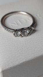 Originele Pandora zilveren ring met zirkonia's maat 50, Sieraden, Tassen en Uiterlijk, Ringen, Ophalen of Verzenden, Zilver, Met strass