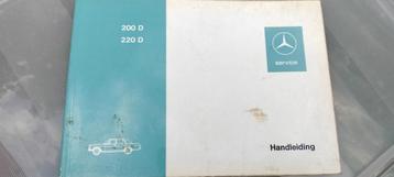 MERCEDES 200D .220D  HANDLEIDING w114 nederlandstalig beschikbaar voor biedingen