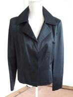 Mooi zwart glanzend blazertje van DELMOD      maat 42, Verzenden, Zwart, Zo goed als nieuw, Jasje