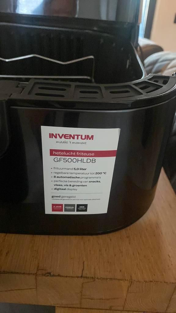 Inventum hete lucht friteuse, Witgoed en Apparatuur, Frituurpannen, 4 liter of meer, Ophalen of Verzenden