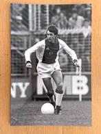 Org. z/w foto 20x30 cm Johan Cruijff 06-12-1981 Ajax-Haarlem, Verzenden, Nieuw, Ajax, Poster, Plaatje of Sticker