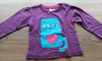 Nieuw paars shirt met opdruk poes mt 74 Zeeman, Zeeman, Meisje, Nieuw, Ophalen of Verzenden