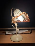 Vintage Bloem Lamp, Ophalen, Vintage, Zo goed als nieuw, Glas