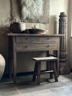 Sidetable Driftwood 3-Lades, 100 tot 150 cm, Nieuw, Ophalen of Verzenden, 25 tot 50 cm