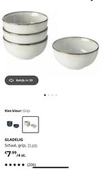 GEZOCHT: ikea schaaltjes Gladelig grijs, Huis en Inrichting, Keuken | Servies, Ophalen of Verzenden, Zo goed als nieuw, Overige stijlen