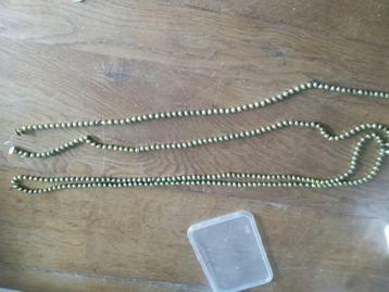 licht groen kleurige glaskralen ketting voor in kerstboom beschikbaar voor biedingen