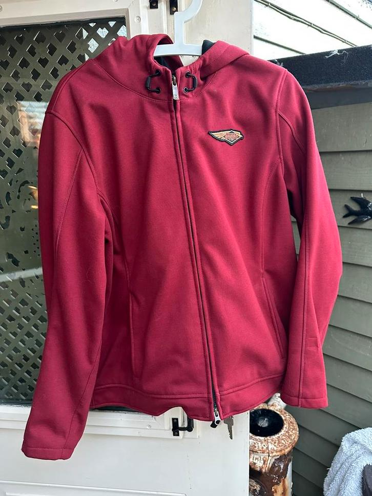 Harley Davidson dames motorjack, Motoren, Kleding | Motorkleding, Jas | textiel, Dames, Tweedehands, Ophalen of Verzenden